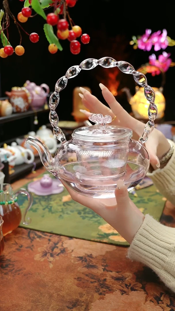 【闪购商品】蝴蝶提梁壶60cc@@@@@@