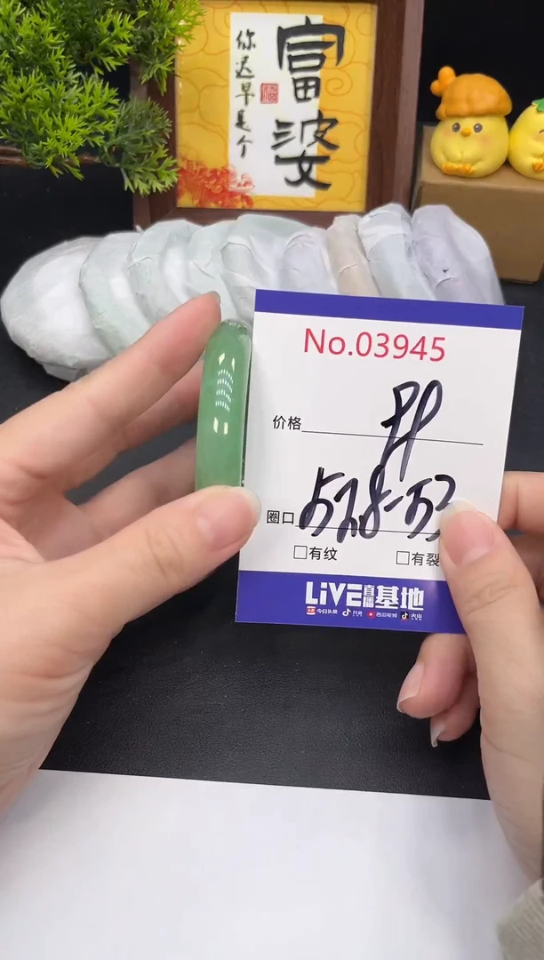 未镶嵌手镯翡翠3945