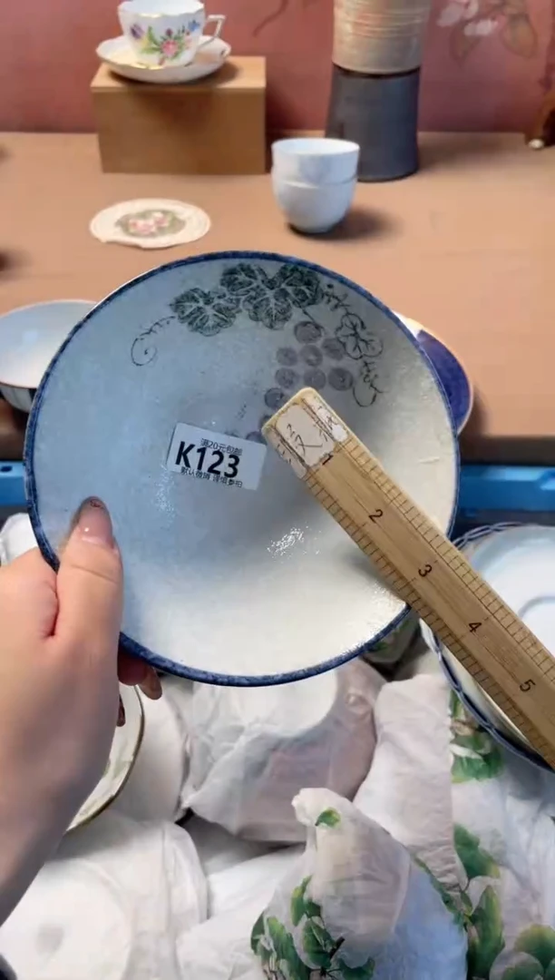 瓷片秋*梨瓷器瓷器K123