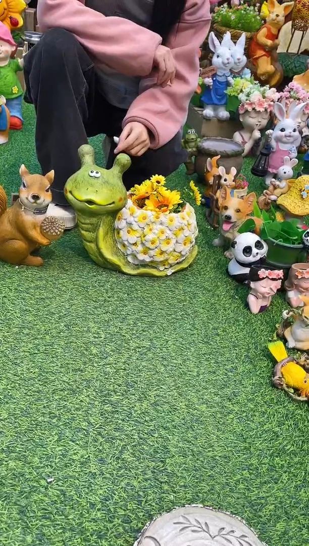 【闪购商品】无铅玻璃松鼠+蜗牛