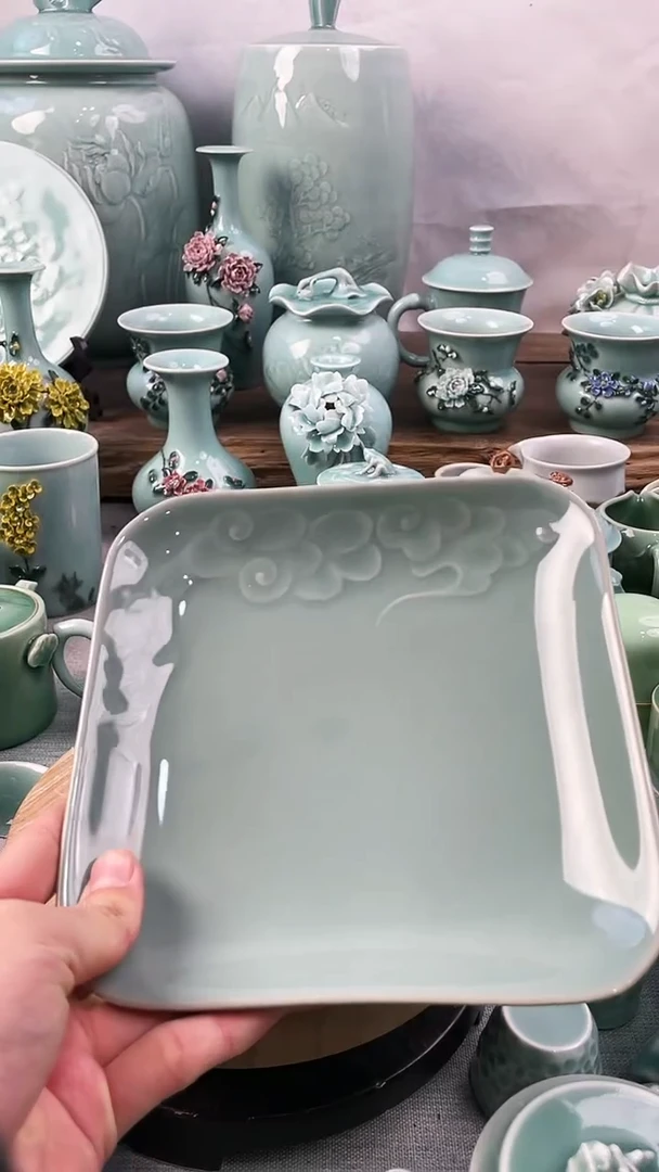 【闪购商品】特价 微瑕 慧仙青瓷