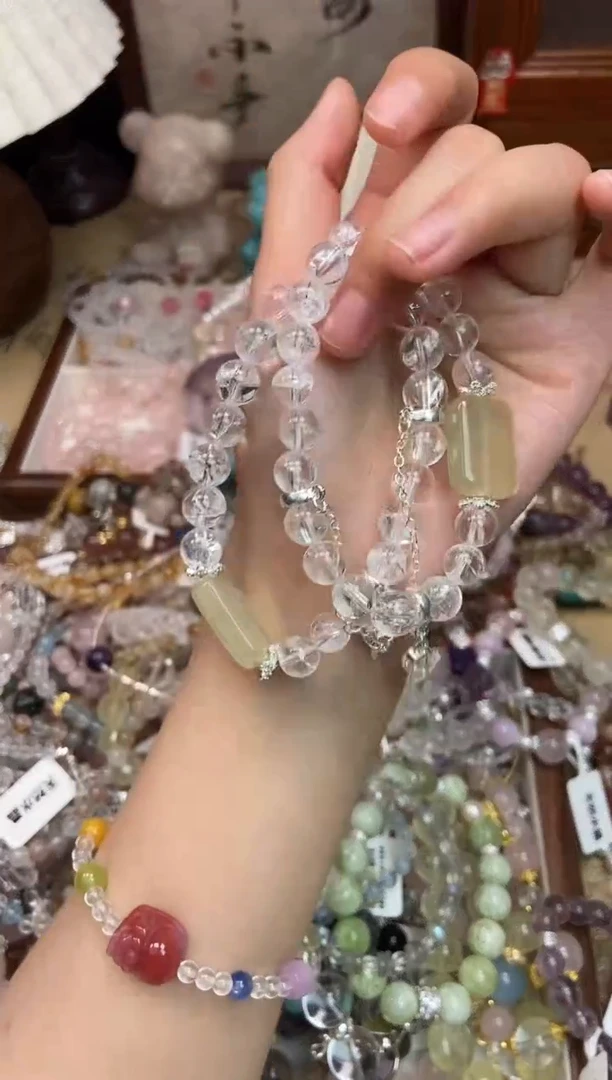 水晶手链未镶嵌476手串