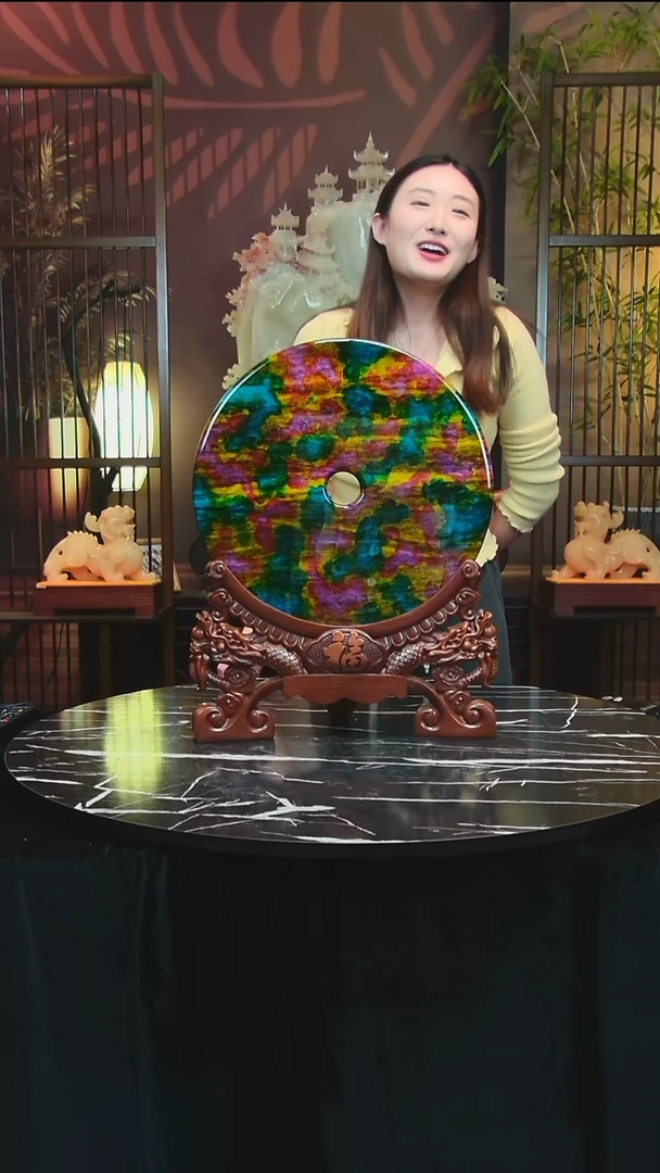 石材刘*究家居摆件平安扣