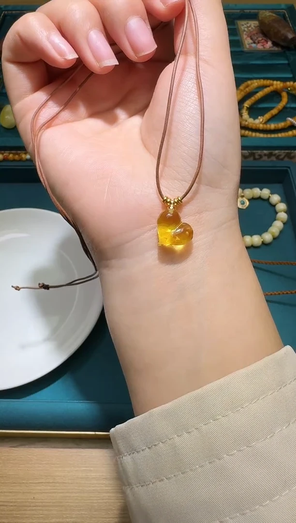 琥珀颈饰未镶嵌多样性发一件 464