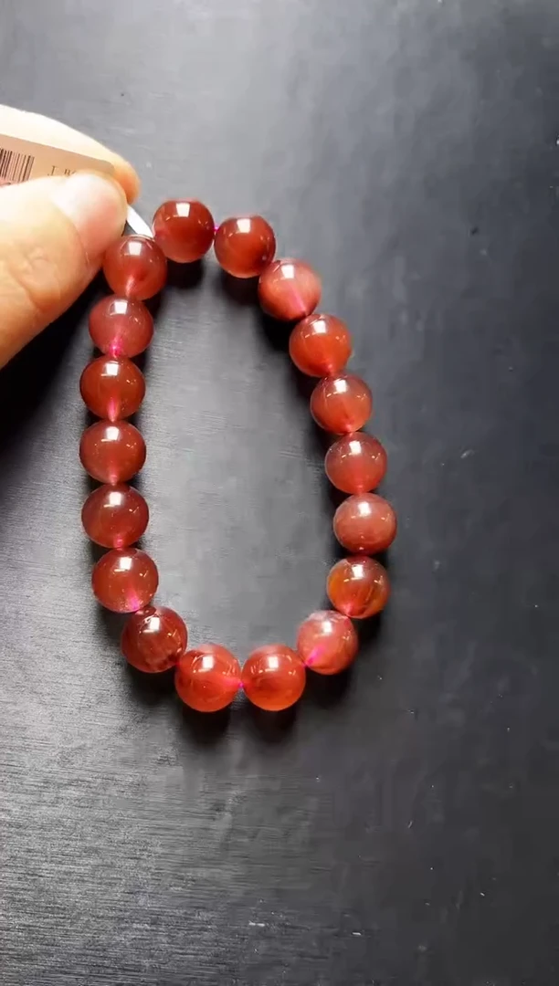 未镶嵌手串水晶红兔毛手串11mm+ JP53935