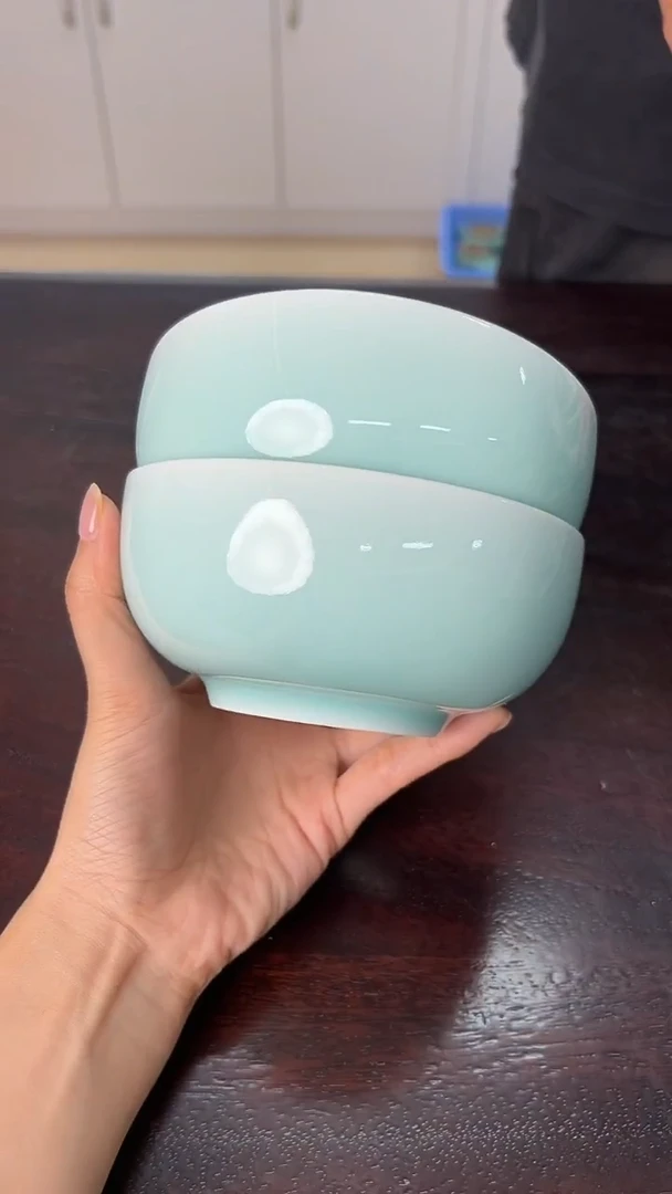 龙泉云间青瓷小米茶器