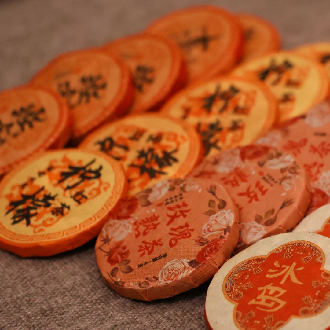 跟车专拍 拍1拆13 保底35饼 红茶绿茶普洱茶白茶茶叶对对碰直播间