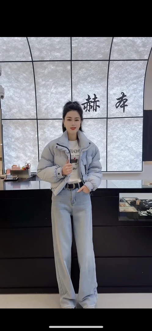 【赫本】新款时尚百搭短款棉服（羽羽外套）