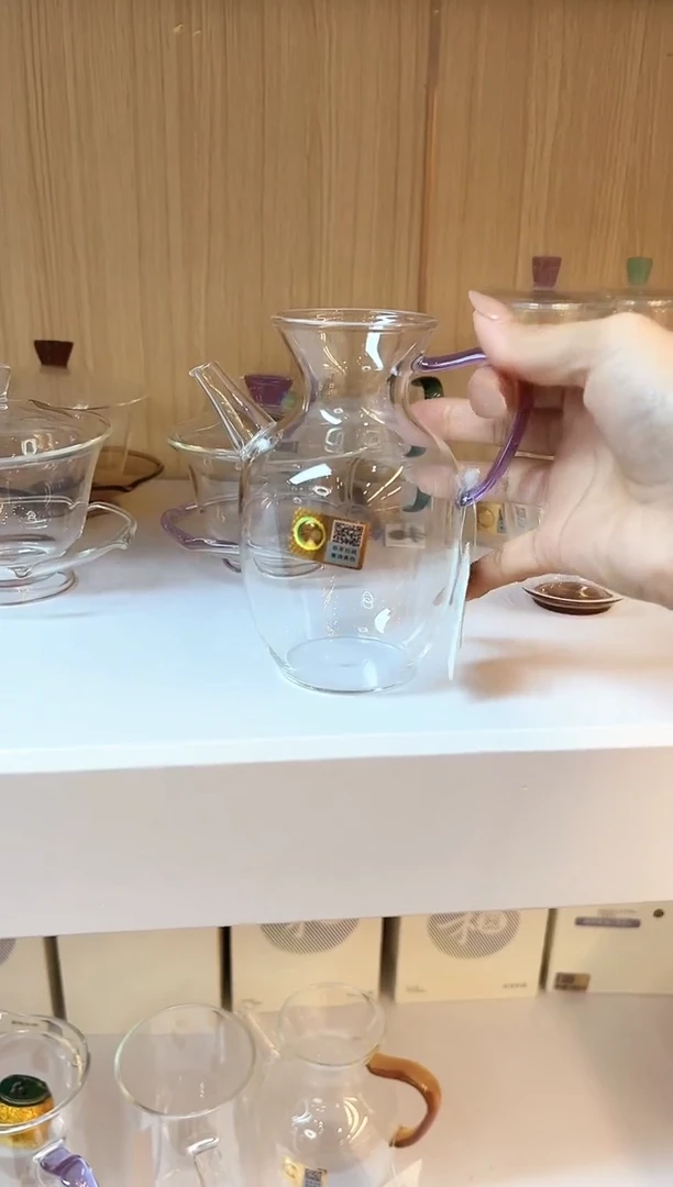 禾器浅紫色昭然茶海
