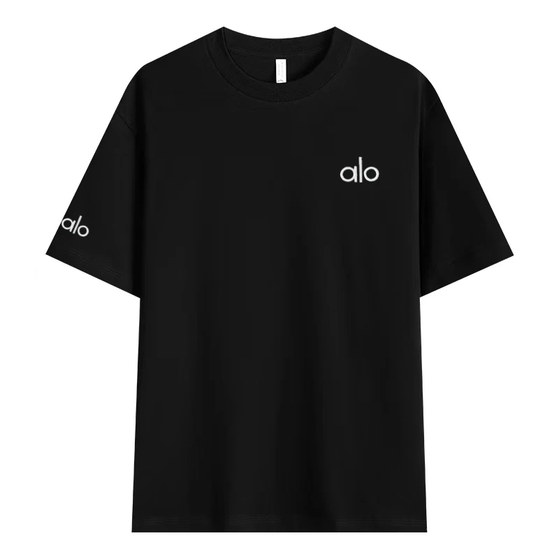 夏季T恤2025新款半袖体恤潮牌休闲百搭圆领短袖-刺绣A