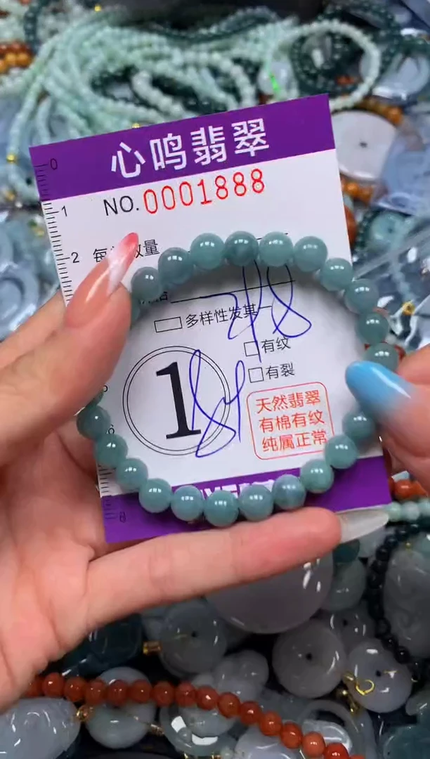 翡翠未镶嵌颈饰闪购001888