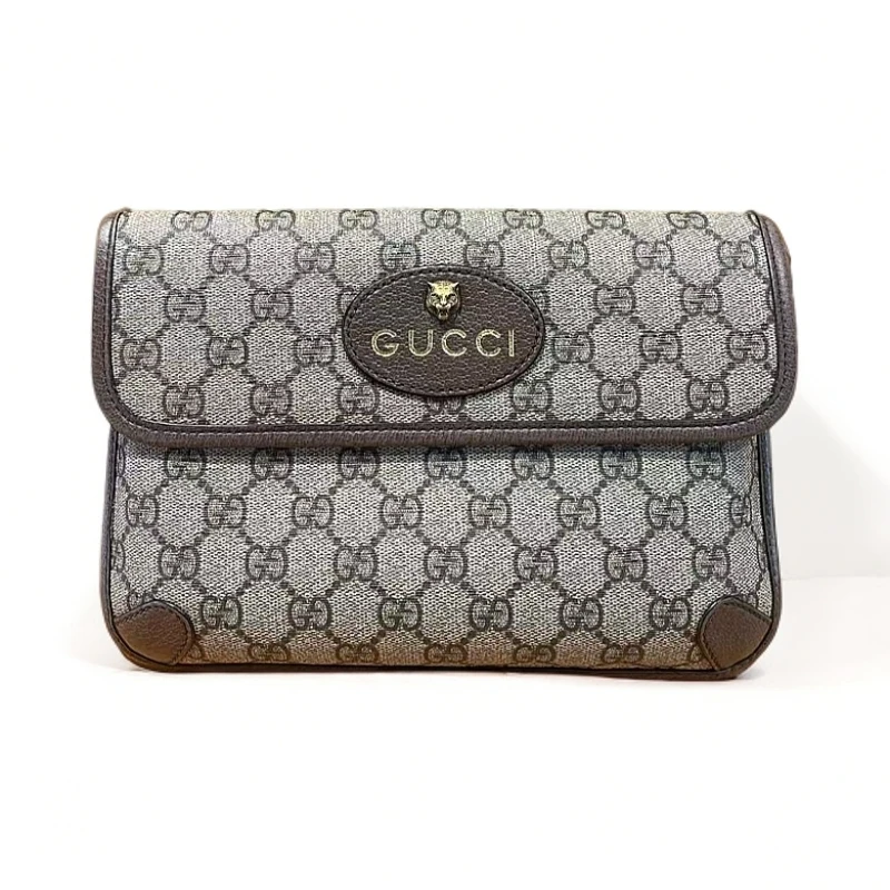 99新 GUCCI/古驰 老花虎头腰包