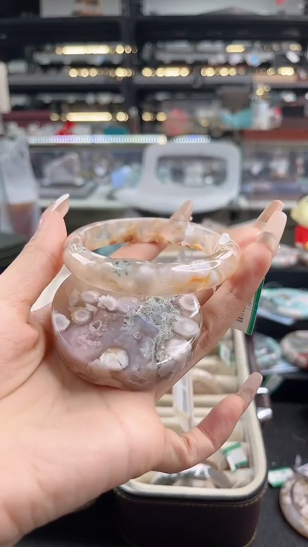 未镶嵌手镯石英质玉58圈口（赠品镯心）694854
