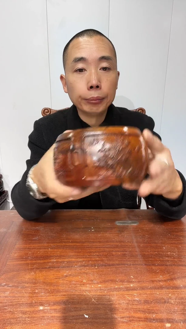 木老花梅兰竹菊圆形13*15*8