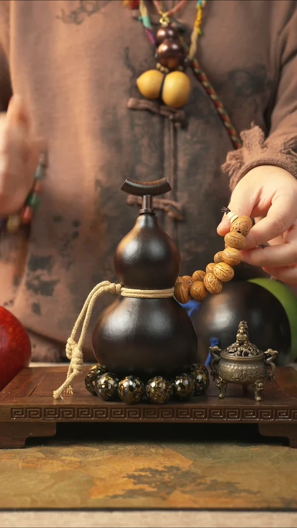 167大漆一物一拍记葫堂出品【不带手串】