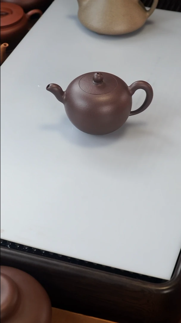 茶壶紫砂云*半手精工一粒珠