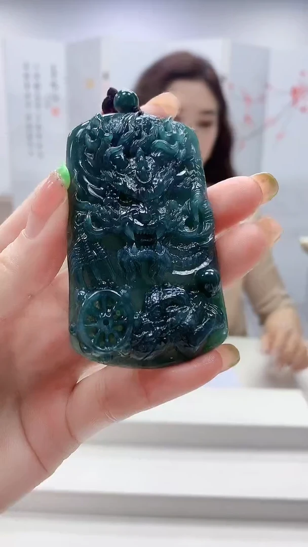未镶嵌定制翡翠4829ry-毛货挂件81