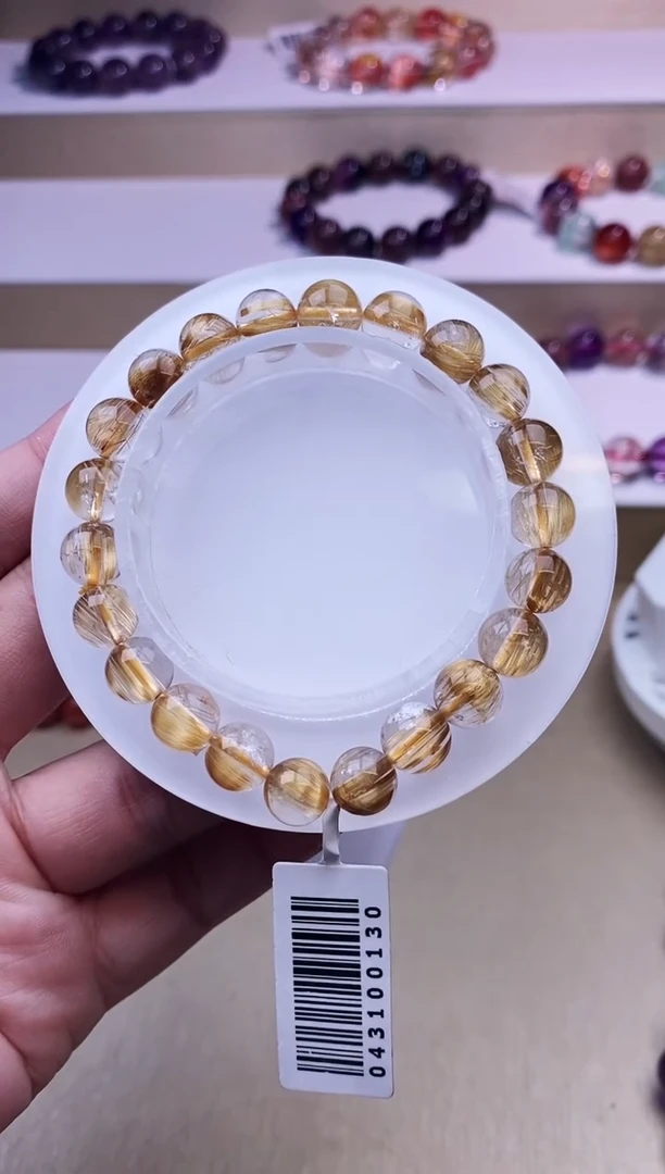 未镶嵌手链发晶顺发板钛金8m+