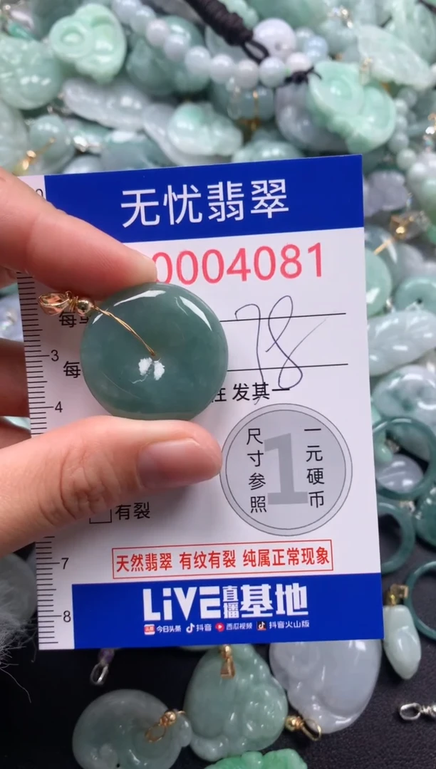 颈饰未镶嵌翡翠4081