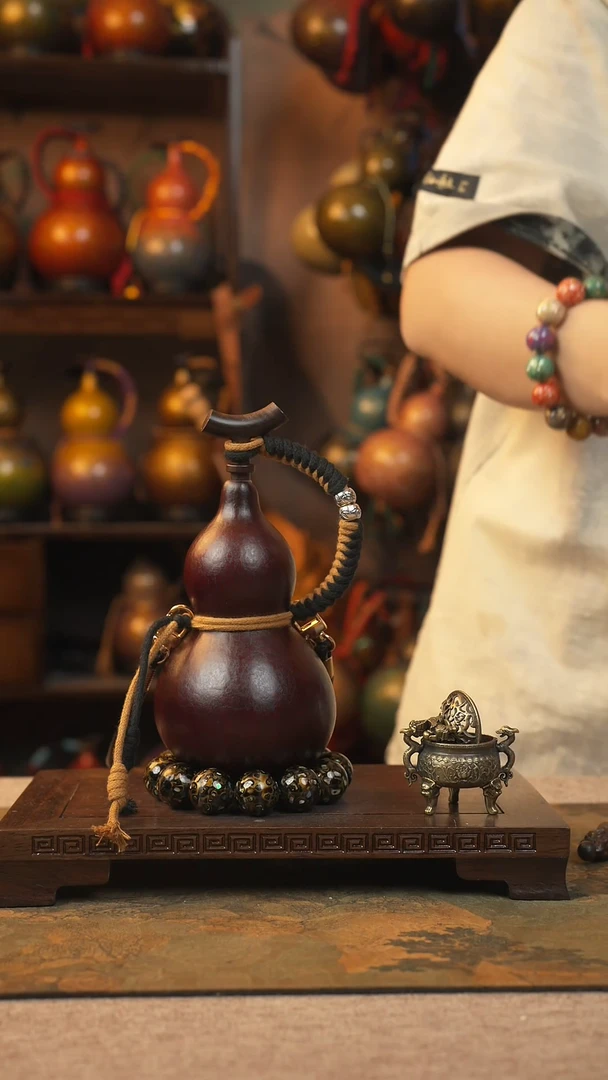 205大漆葫芦一物一拍记葫堂出品不带手串