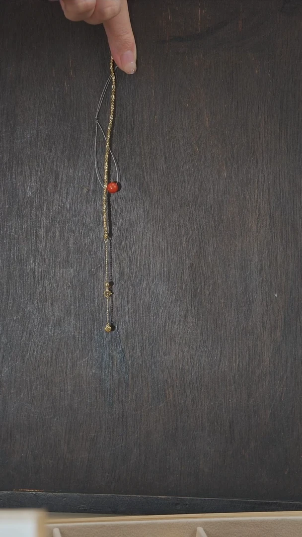 【闪购商品】南红玛瑙手链18K金镶嵌手链