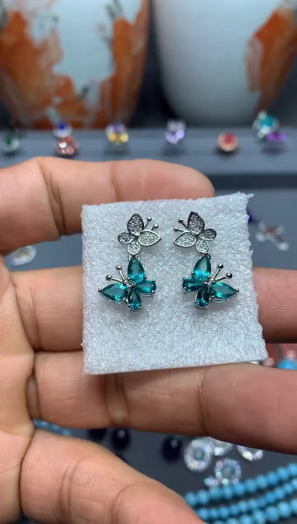 【闪购商品】托帕石耳饰未镶嵌W66（随机性发货只发一单)