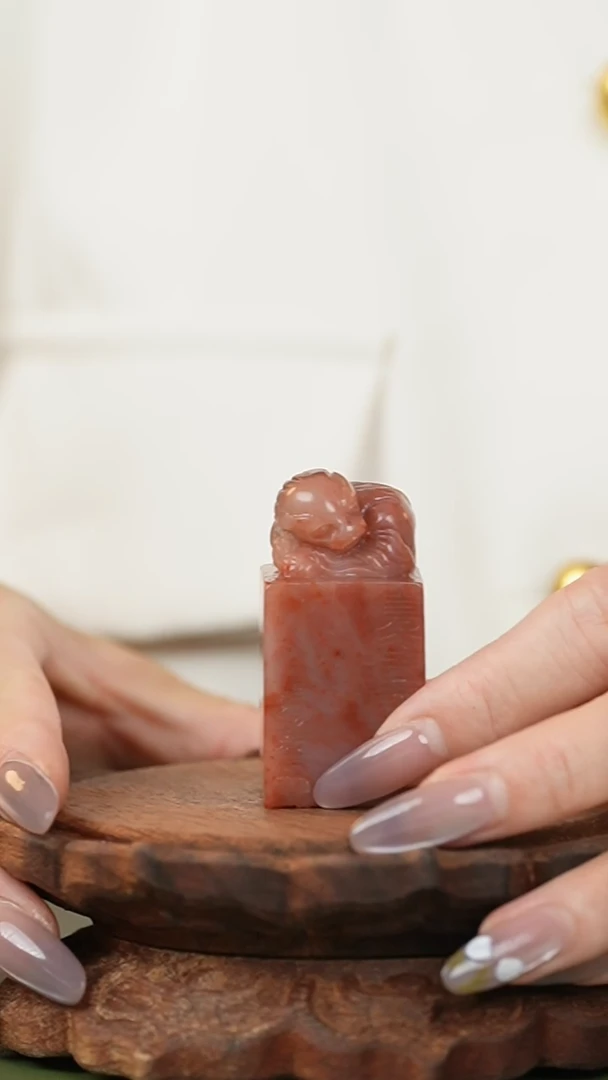 老挝石印石篆刻韩勇*X42665-Z万水千山只等闲