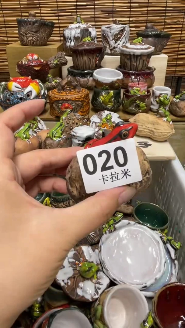 l**l020精美粗陶手工柴烧