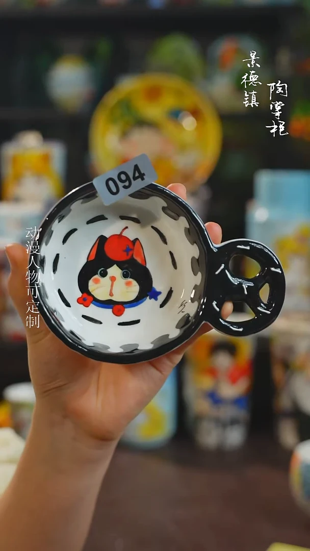 景德镇高温釉下彩纯手工手绘094