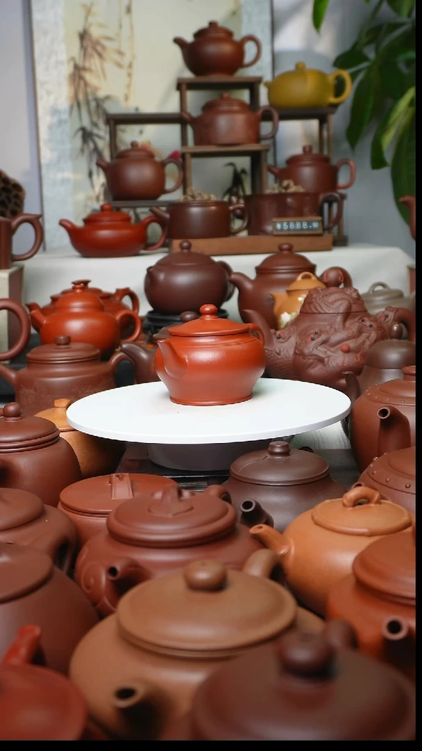 茶壶紫砂水**件腾兴紫砂全手工宫灯壶