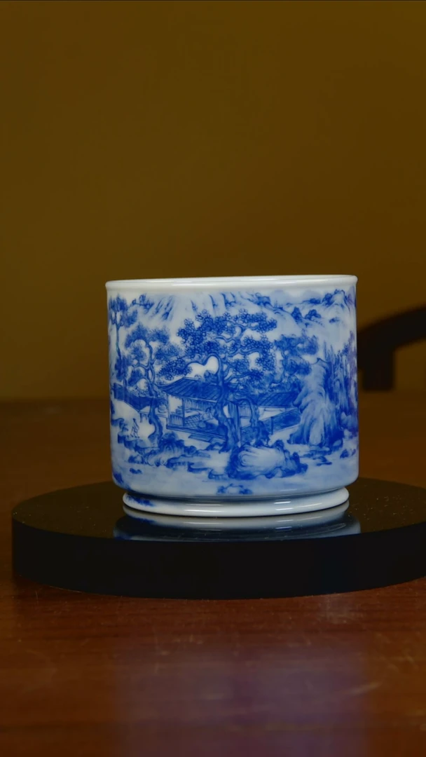 杯手工手绘杯杯很美丽