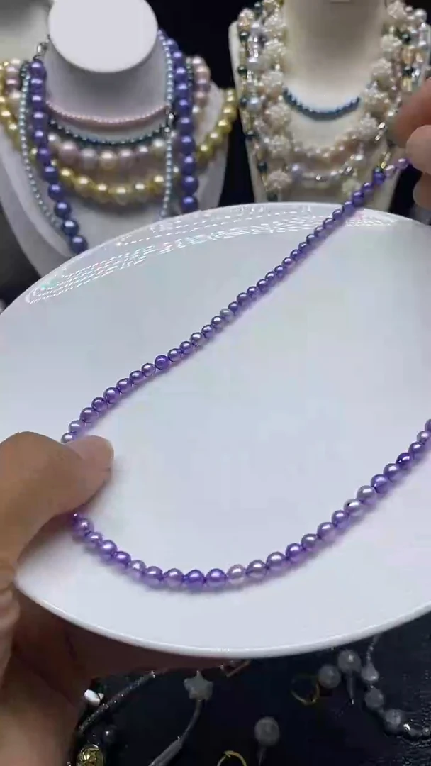 颈饰未镶嵌淡水珍珠多人