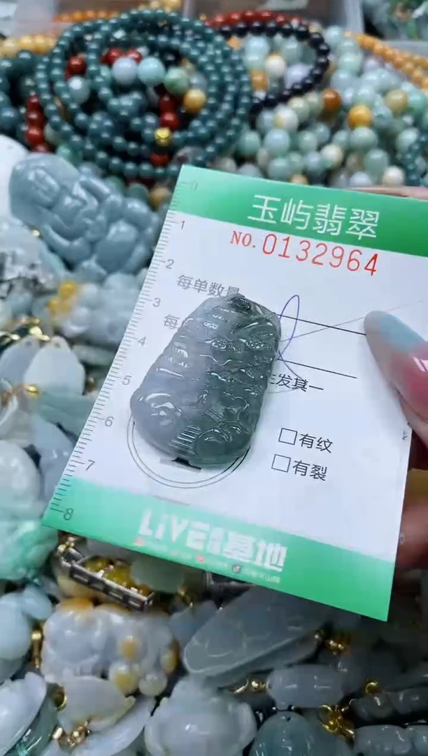 翡翠未镶嵌颈饰闪购0132964