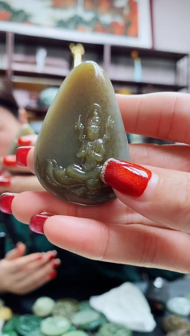 吊坠(不含链)未镶嵌和田玉