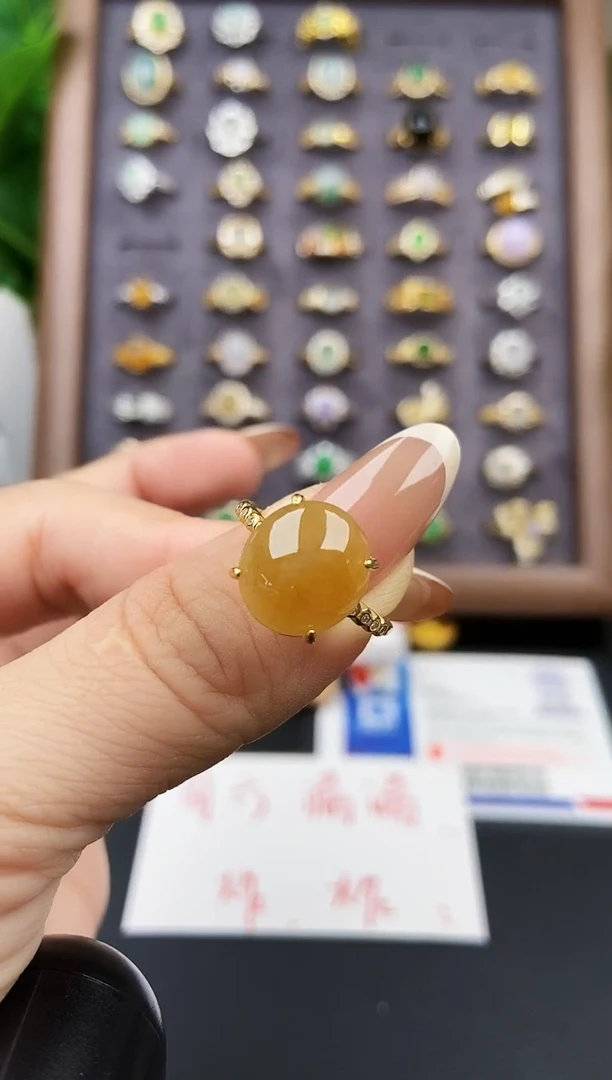 银S925镶嵌戒指翡翠21