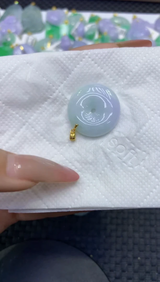 颈饰未镶嵌翡翠天然缅甸A货翡翠