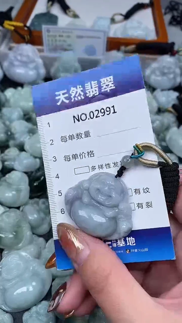 颈饰未镶嵌翡翠纯天然A货翡翠2991