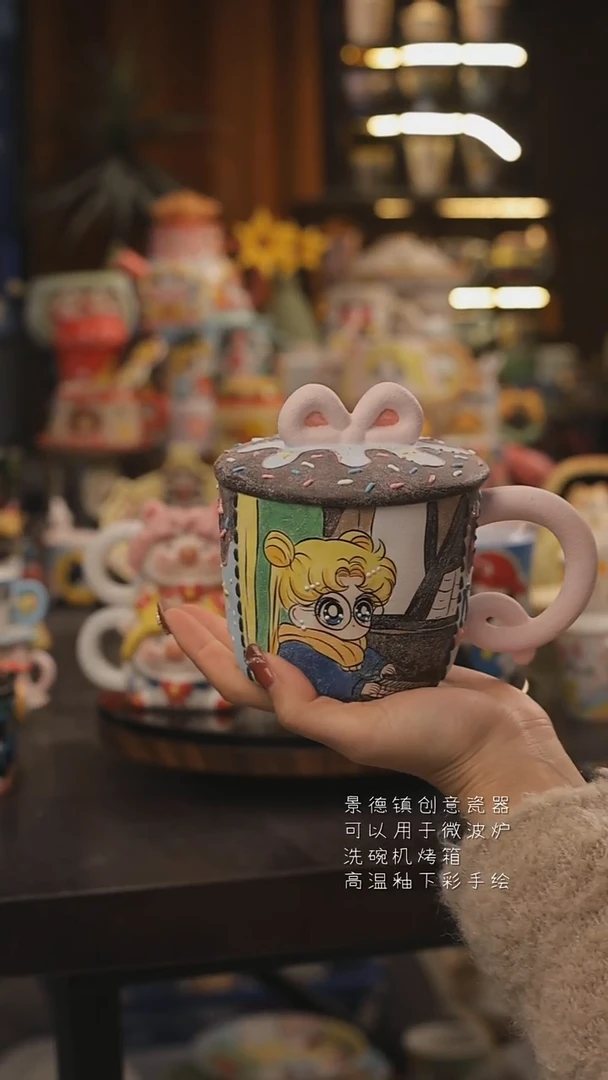 景德镇釉下彩绘设计师款式陶瓷