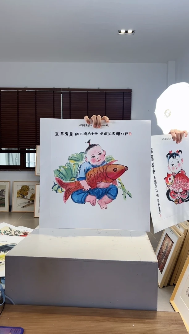 【闪购商品】版画限量亲签盖章版画S