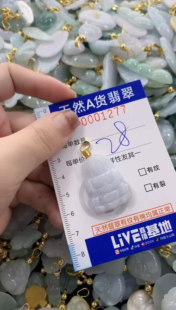 颈饰未镶嵌翡翠天然A货翡翠