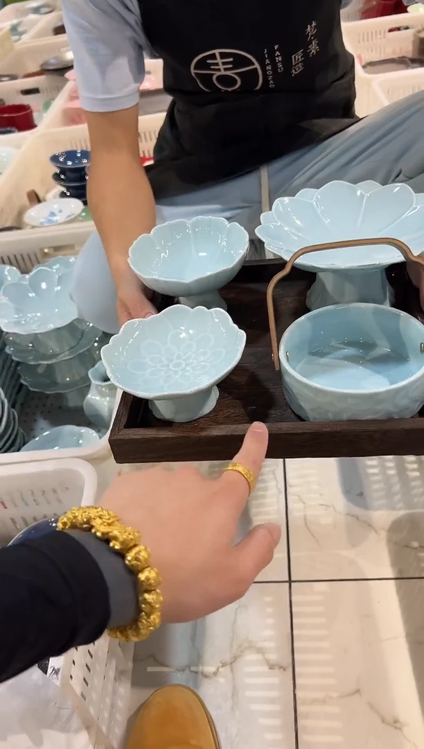 瓷片微瑕商品,介意勿拍② 盘