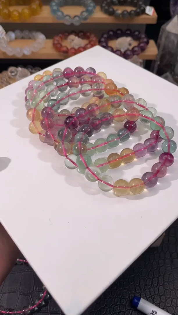 手链未镶嵌萤石萤石手链10+多样性发一