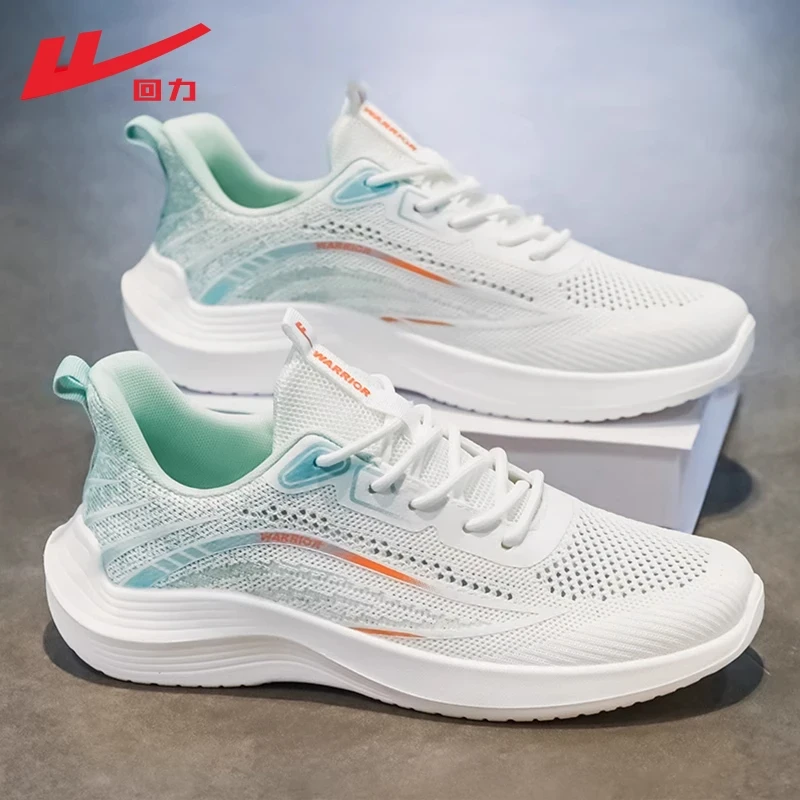 回力男鞋子运动鞋夏季2025新款舒适透气网面鞋软底耐磨减震跑步鞋