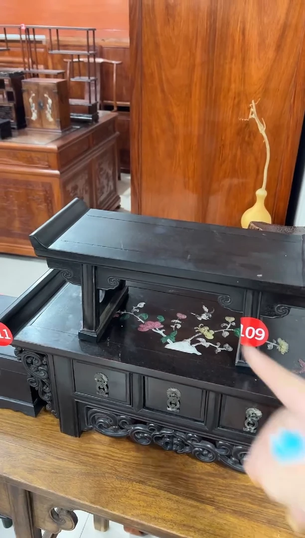 木柳*明109檀木翘头条案