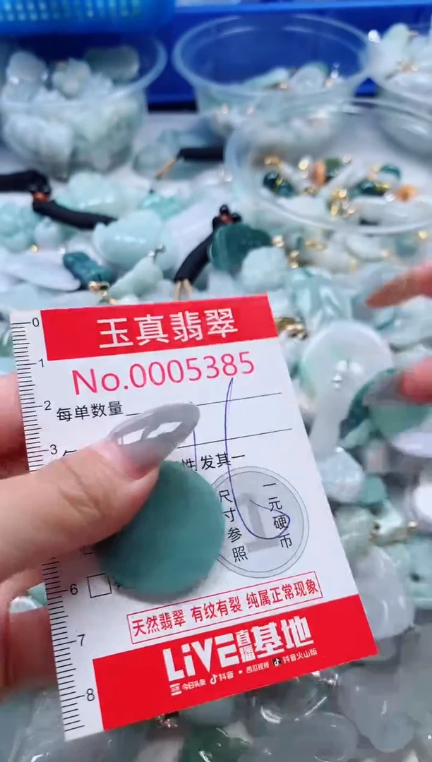 吊坠(不含链)未镶嵌翡翠5385