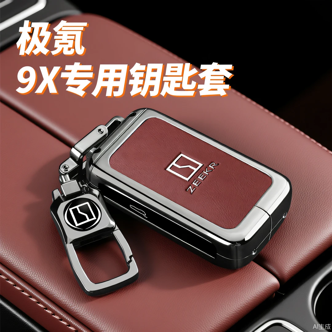 2025款极氪9X钥匙套25新款9X曜黑MAX车Hyper001ultra全包金属壳扣