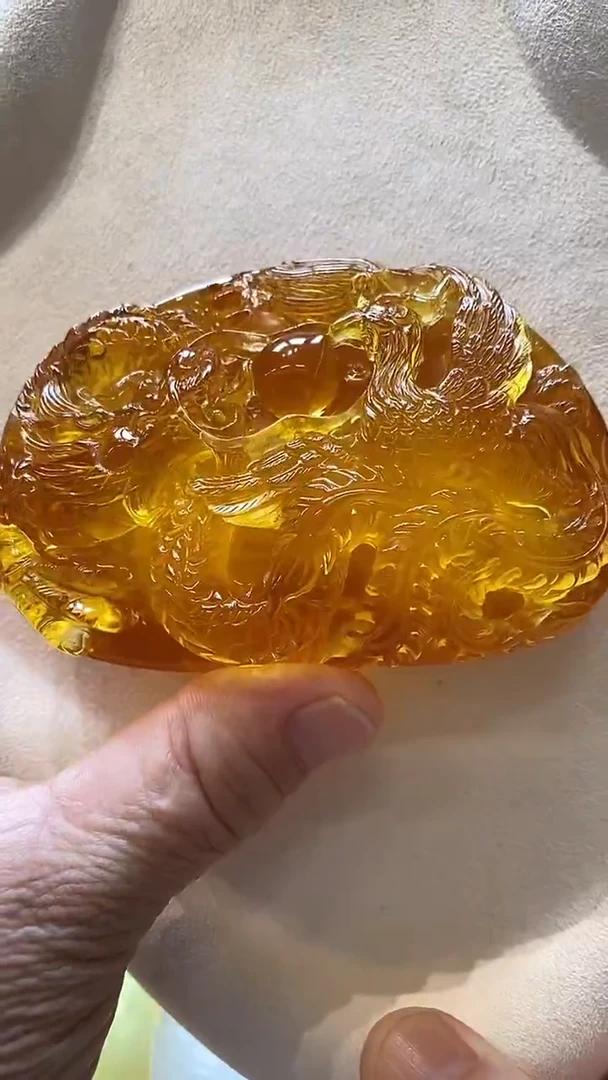 琥珀颈饰未镶嵌吊坠