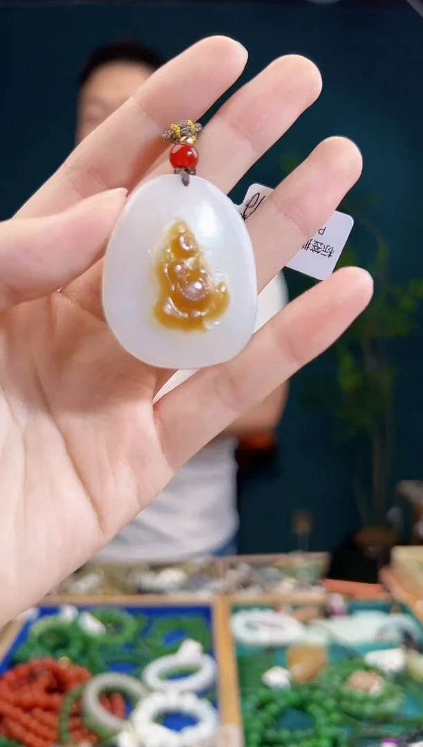 颈饰未镶嵌和田玉多样性发货 拍一单发一个