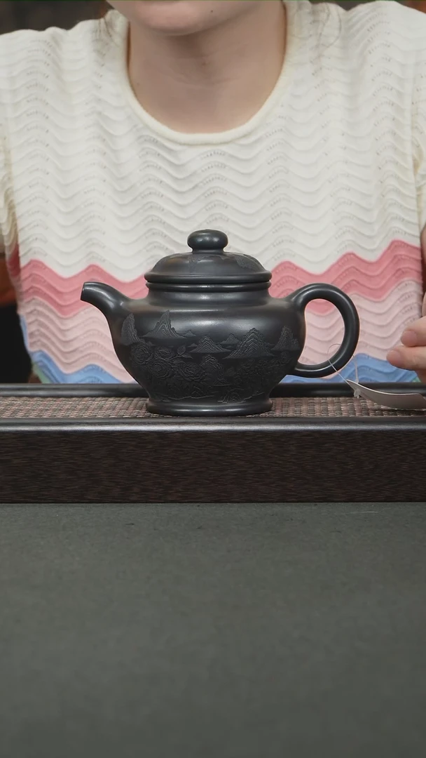 茶壶紫砂宜兴紫砂400cc1015