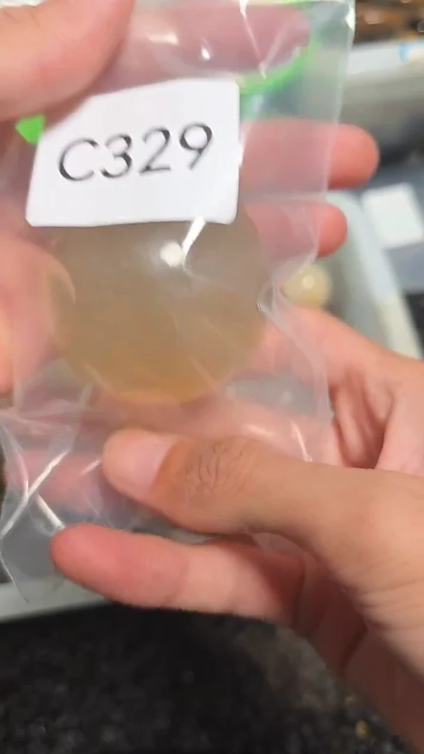 钛钢珠宝奇石萤石C329